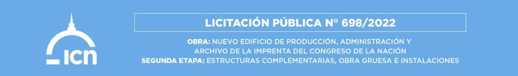 Banner licitación pública 698