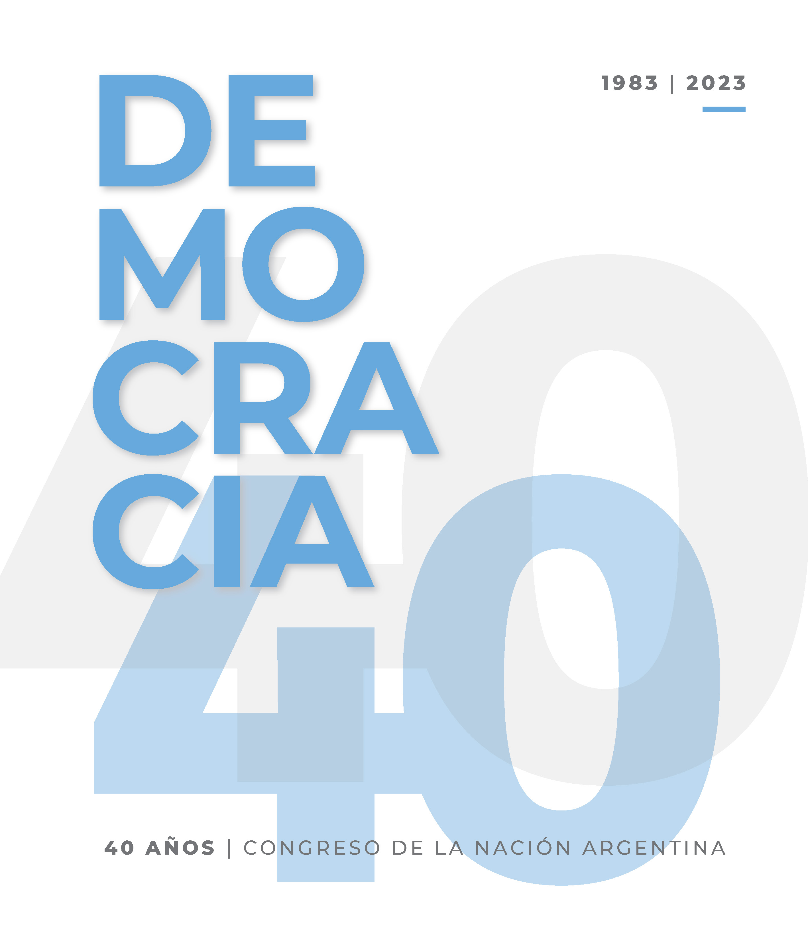  Libro - DEMOCRACIA 40 AÑOS